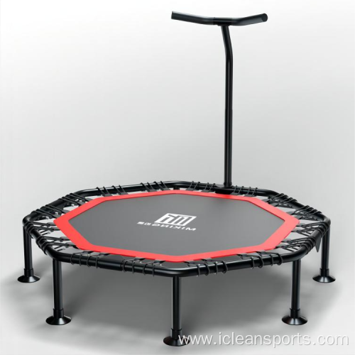 Fitness Mini Trampoline Foldable with Adjustable Handle